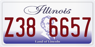 IL license plate Z386657
