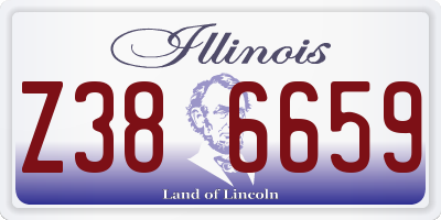 IL license plate Z386659