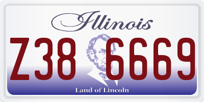 IL license plate Z386669