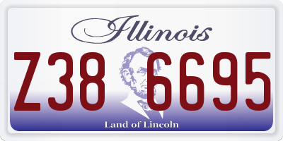 IL license plate Z386695