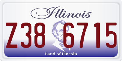 IL license plate Z386715