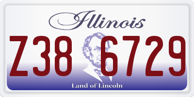 IL license plate Z386729