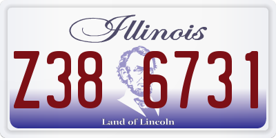IL license plate Z386731