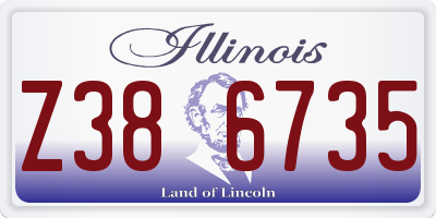 IL license plate Z386735