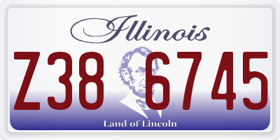 IL license plate Z386745