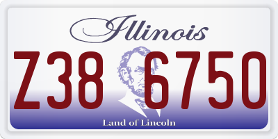 IL license plate Z386750