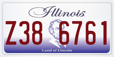 IL license plate Z386761