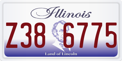 IL license plate Z386775