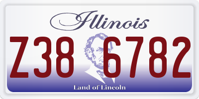 IL license plate Z386782