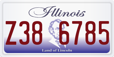 IL license plate Z386785