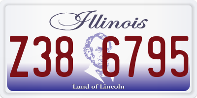IL license plate Z386795