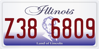 IL license plate Z386809