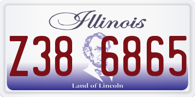 IL license plate Z386865