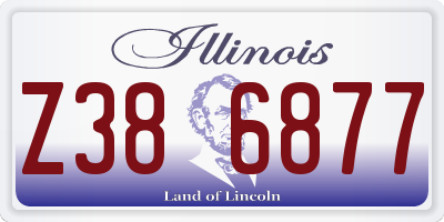 IL license plate Z386877
