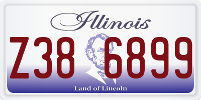 IL license plate Z386899