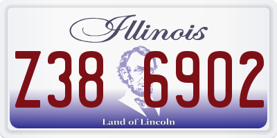IL license plate Z386902