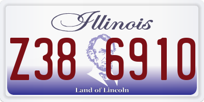 IL license plate Z386910