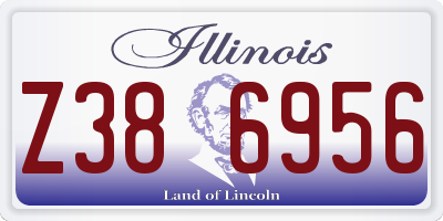 IL license plate Z386956