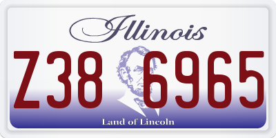 IL license plate Z386965