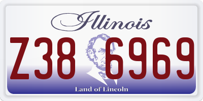 IL license plate Z386969