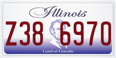 IL license plate Z386970