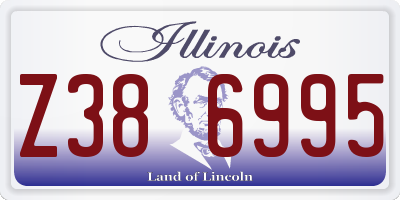 IL license plate Z386995
