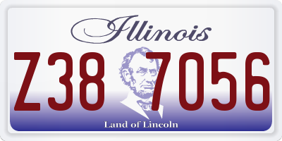 IL license plate Z387056