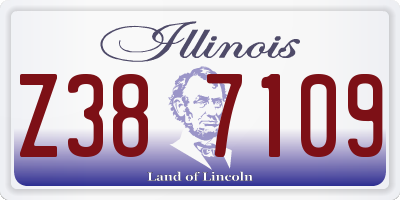 IL license plate Z387109