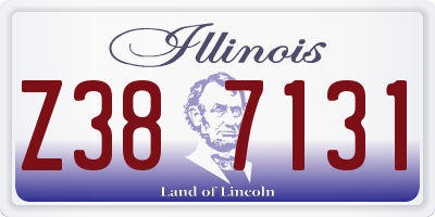 IL license plate Z387131