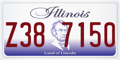 IL license plate Z387150