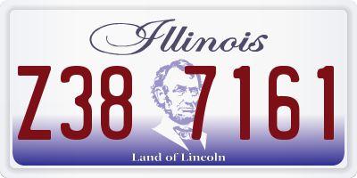 IL license plate Z387161