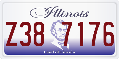 IL license plate Z387176