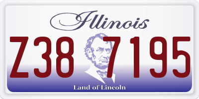 IL license plate Z387195