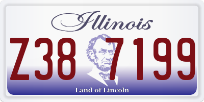 IL license plate Z387199