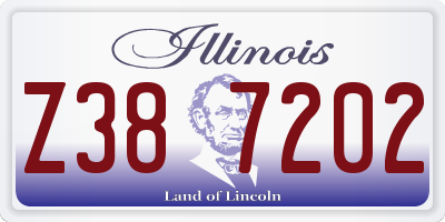 IL license plate Z387202