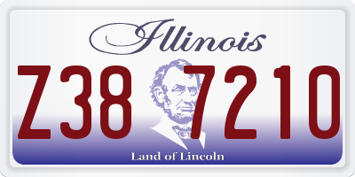 IL license plate Z387210