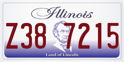 IL license plate Z387215