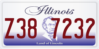 IL license plate Z387232