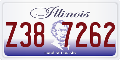 IL license plate Z387262