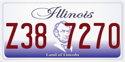 IL license plate Z387270