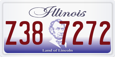 IL license plate Z387272