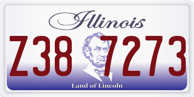 IL license plate Z387273
