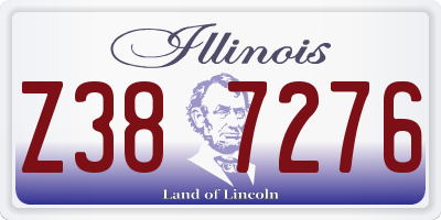 IL license plate Z387276