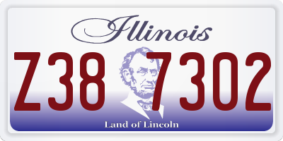 IL license plate Z387302