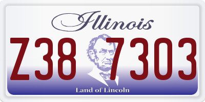 IL license plate Z387303