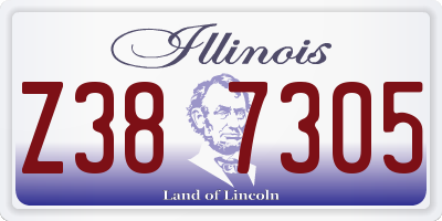 IL license plate Z387305