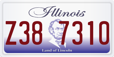 IL license plate Z387310