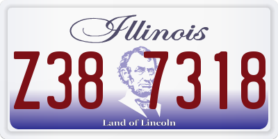 IL license plate Z387318