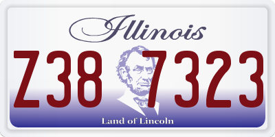IL license plate Z387323