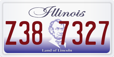 IL license plate Z387327